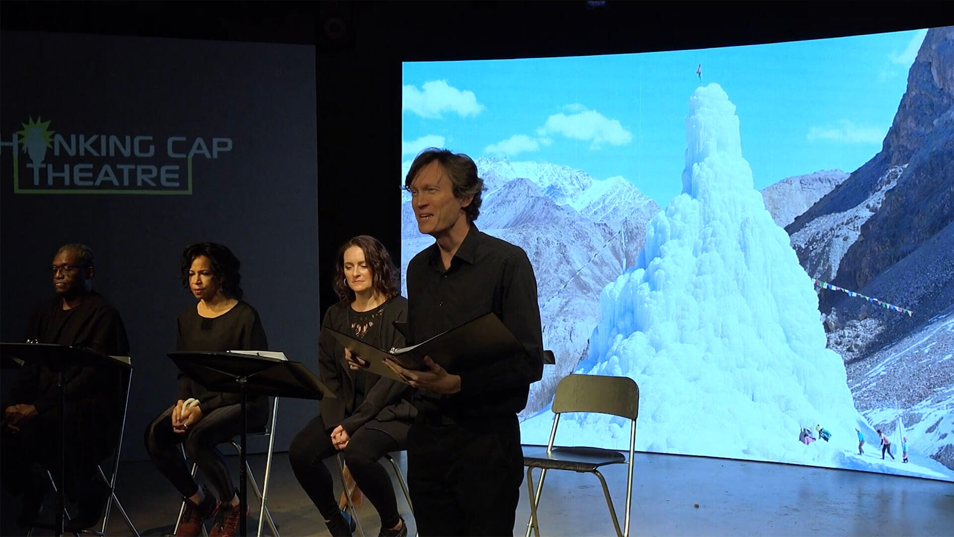 video still of "Snowflakes May Never Form" courtesy of Thinking Cap Theatre
